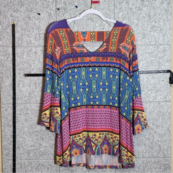 Westbound Tops - Colorful Bohemian Women's Blouse